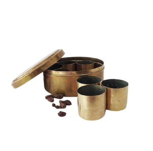 Boîte à épices Masala de la plus haute qualité Pots Masala de taille et de forme personnalisées pour ensemble de récipients de cuisine en Inde - Product Image 3