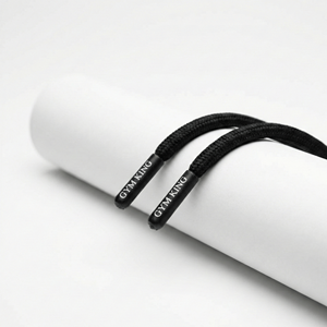 Custom Logo Coated 3 Strand Twisted Drawcord | Eco-Friendly Waterproof High Tenacity Braided 100% Polyester Modern Garment Shoes - Product Image 3