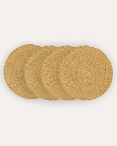 Napperons ronds en jute Produits écologiques Napperon fabriqué au Vietnam Décoration de table Vente en gros - Product Image 2