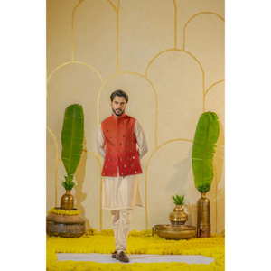 Chaquetas Nehru para bodas y ocasiones especiales con diseños bordados Chaquetas Nehru para bodas Chaquetas Nehru con estilo - Product Image 4