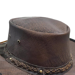 หมวกคาวบอยสไตล์ตะวันตก โพลีเอสเตอร์ 100% คุณภาพสูง ดีไซน์ยูนิเซ็กซ์ ออกแบบเองได้ เหมาะสำหรับการเดินทาง ตกปลา กิจกรรมกลางแจ้ง ลำลอง รุ่นใหม่ล่าสุด ปี 2025 - Product Image 5