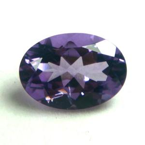 Piedra preciosa semipreciosa de amatista púrpura 100% natural en tamaño calibrado de corte facetado ovalado disponible para fabricación de joyas OEM ODM - Product Image 1