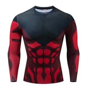 Disfraz de camiseta de manga larga con estampado 3D de alta calidad para hombre - Product Image 2