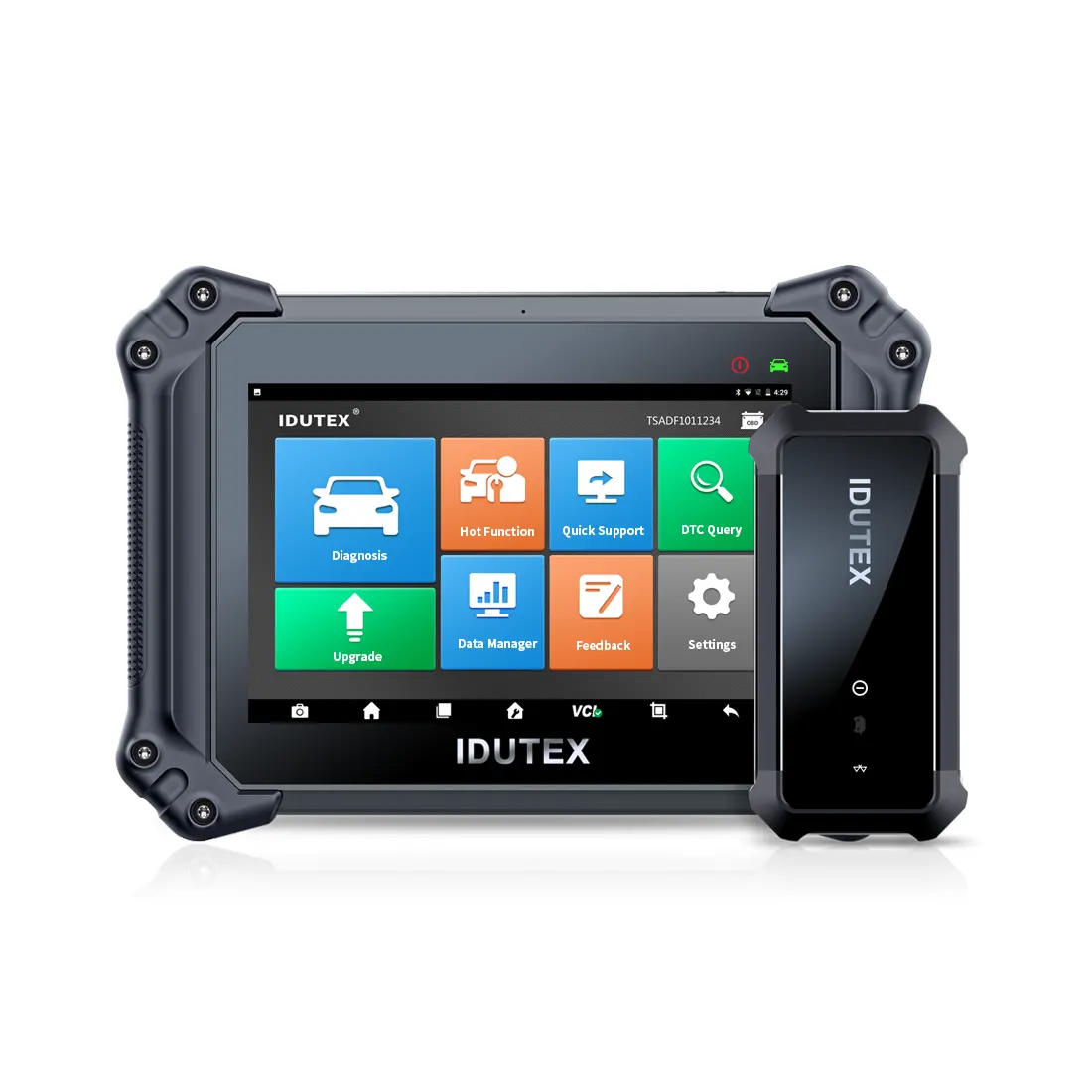 Idutex DS810 플러스 12V 가솔린 및 디젤 자동차 진단 소프트웨어 8 인치 태블릿 obd 스캐너 자동 진단 도구