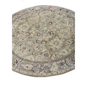 Alfombra de lana afgana anudada a mano Someplace in Time JAipur Rugs EU Green con diseño de medallón para uso doméstico-EA-3009 - Product Image 2