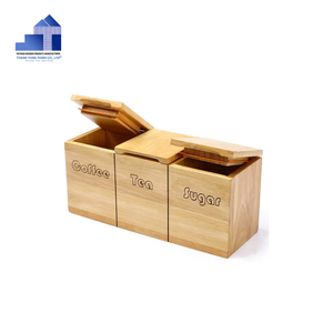 Caja de regalo de café de madera no tóxica hecha a mano más vendida de Vietnam forma rectangular para mantener el café fresco y seco - Product Image 2