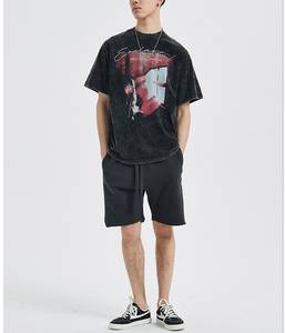 Tela de Punto de Alta Calidad, 100% Algodón, Gruesa, Ecológica, Antiarrugas, con Diseño Impreso Digital, para Hombre - Product Image 2