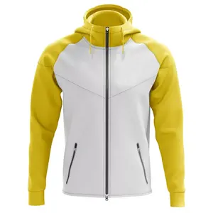 Haute qualité personnalisé hommes fermeture éclair sweats à capuche mode sweat élégant survêtement confortable décontracté tous les jours grande taille - Product Image 4