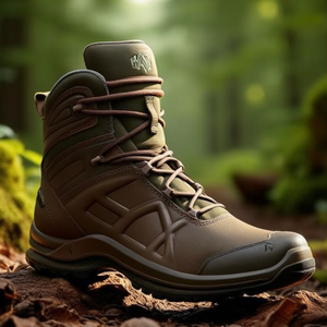 Bottes de trekking mi-mollet HAIX BE Nature GTX Taille 9 (43) Marron/Vert Cuir - Product Image 3