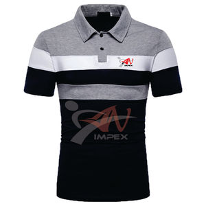 Vente en gros de polos et de hauts à manches courtes pour hommes de haute qualité et à la mode, vêtements pour hommes grande taille - Product Image 4