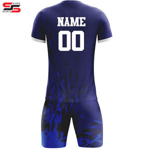 Camiseta de fútbol de poliéster con diseño personalizado sublimado completo, kit de uniforme de fútbol, Conjunto de camiseta de fútbol, ropa deportiva - Product Image 2