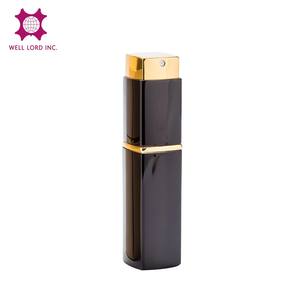 Mini Travel <b>Perfume</b> <b>Atomizer</b> Bottle Aluminum 8ml 10ml Square Design Refillable Pump Sprayer Engraving Customizable Fragrance - Product Image 1