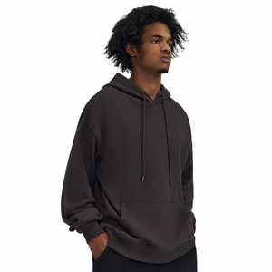 Sweat-shirt à col ras du cou brodé de logo personnalisé de taille américaine de haute qualité sweat-shirts à capuche épais vierges pour hommes - Product Image 5