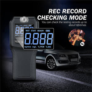 เครื่องวัดแอลกอฮอล์ในลมหายใจแบบเซลล์เชื้อเพลิง SZEEK EK912 พร้อมจุกปากสำหรับดื่มไวน์ ความแม่นยำสูง หน้าจอ VA ตอบสนองภายใน 5 วินาที บันทึกการทดสอบได้ 123 ครั้ง - Product Image 3