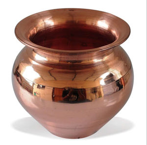 ทองแดง KALASH Pooja Lota,ทำด้วยมือทำจากทองแดงในอินเดีย - Product Image 5