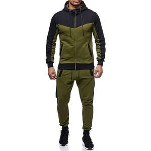 Logo personnalisé Ensemble deux pièces pour hommes à coupe brute Fabricant professionnel à prix d'usine Design unique Pullover Survêtements X Sweatsuit Sweatsuit by SI - Product Image 1