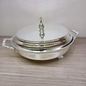 Plat de service en métal solide avec base lourde Parfait pour les chefs professionnels, les restaurants, les hôtels et les grandes cuisines de banquet - Product Image 5