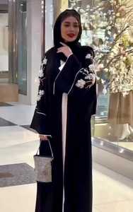 Abayas bordados a mano modestos étnicos casuales elegantes islámicos para diseño de mujeres-ropa musulmana tradicional - Product Image 4