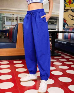 Pantalons de jogging pour femmes de haute qualité, coupe ajustée, devant plat, poches, taille haute, pour le sport, le yoga, la course à pied, pantalons de détente - Product Image 3