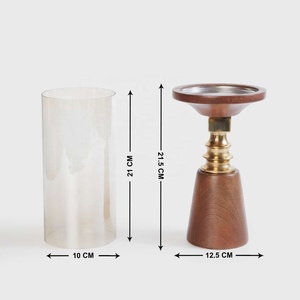 Portavelas de Vidrio Perfumado, Estilo Nórdico, Decoración de Mesa para Bodas y Navidad, Portavelas de Huracán Estilo Francés, Último Modelo 2026 - Product Image 3