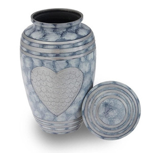 Urnes funéraires modernes faites à la main en céramique naturelle, style américain, pour cendres masculines et féminines - Prix de gros pour commémoration et inhumation - Product Image 4