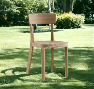 Chaise de salle à manger en bois de loisir tissée avec dossier en bois massif au design original et simple pour hôtel et restaurant, salon et chambre à coucher - Product Image 1