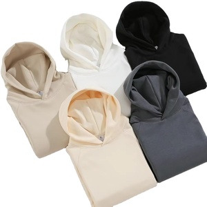 Nouveau poids lourd polaire hommes broderie bouffée impression perlée sweat à capuche personnalisé surdimensionné sweats capuche hiver saison 100% coton - Product Image 6