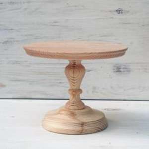 Elegant and Trending Wooden Cake Stand with a Modern Rustic Design, <b>Crafted</b> for Weddings or Professional Event Decor - Product Image 2