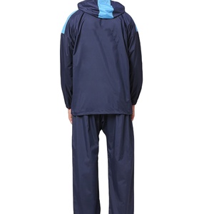 Chándal cortavientos personalizado de moda para hombre, conjunto de ropa deportiva con cremallera, chaqueta y pantalones de Material transpirable suave, trajes - Product Image 2