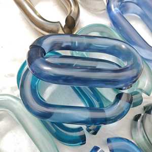 โซ่เรซิ่นขนาดใหญ่ สไตล์วินเทจ คละสี มีทุกสี โซ่เรซิ่นอะคริลิคทรงกลมยาวขนาดใหญ่ สำหรับตกแต่งผนัง - Product Image 4