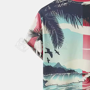 Camiseta de Hombre con Estampado Brillante, Estilo Casual para el Día a Día, Sublimada, Tacto Suave, Corte Relajado, Diseño Simple - Product Image 2