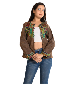 Automne/hiver nouveau manteau en coton matelassé pour femmes avec patchs brodés confortable décontracté à manches longues lâche chaud veste courte - Product Image 2