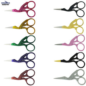 Stork Professional <b>Cuticle</b> <b>Scissors</b> Stainless Steel Straight Blade Sharp Beauty Tool for Eyebrow Sewing Knitting <b>Cuticle</b> Care - Product Image 1