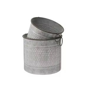 Venta al por mayor de jardineras de metal galvanizado resistentes a la intemperie, elegantes, perfectas para uso en jardín al aire libre Venta caliente - Product Image 4