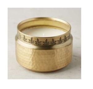 Tazón de vela de Metal elegante con acabado clásico con y sin cera para exportación para iluminación y decoración de oficina de boda en casa - Product Image 3