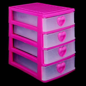 กล่องเก็บของอเนกประสงค์ (1033) - สีชมพู - Product Image 1