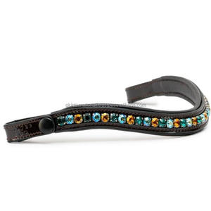 Acolchado blando de vaca de alta calidad, cristales elegantes cosidos fuertes, Diamante decorativo, canal vacío, banda para cejas de caballo de cuero - Product Image 5