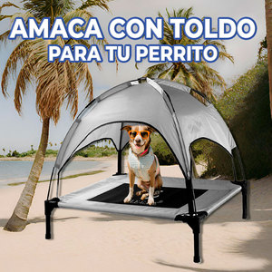 Cama XL para Perros con Toldo, Elegante y Cómoda Tienda de Campaña para Mascotas Pequeñas y Gatos - Product Image 4