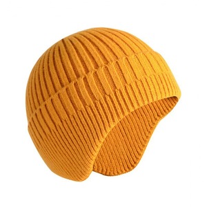 Gorro de invierno de lana 2025 de alta calidad con diseño personalizado, gorros de pelo cálidos populares para la playa, novedad de 100% - Product Image 3