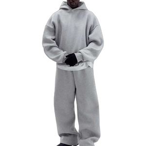 Chándal Informal Holgado de Algodón Grueso de Alta Calidad para Hombre, Tendencia, Talla Grande XL, Deportivo de Invierno, Transpirable y Ecológico - Product Image 1