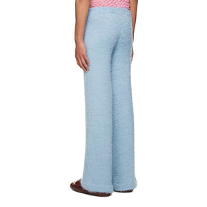 Cintura ajustable Ropa de calle Mohair Flare Pantalones de chándal Resistente a las arrugas Jogger recto Frente plano Cordón de algodón - Product Image 6