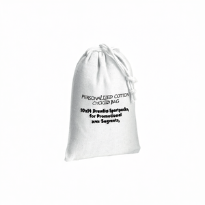 Borsa a Tracolla Personalizzata in Cotone 10x14 con Coulisse per Gadget Promozionali - Product Image 3