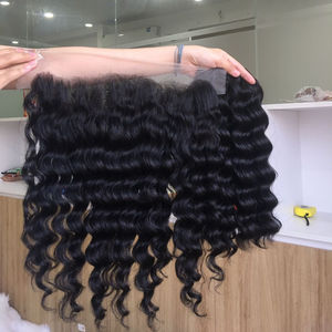 Paquetes rizados de ondas naturales de cabello Remy de 300 gramos más vendidos para hacer pelucas de cabello humano crudo a precio mayorista - Product Image 1
