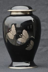 Urne de crémation papillon pour cendres adulte fait à la main pour cendres d'animaux de compagnie conteneur d'inhumation pour restes humains urne funéraire commémorative - Product Image 5