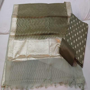 Elegante Chanderi Cotton Salwar Suits Ropa tradicional india con un toque moderno Perfecto Festivales para bodas y eventos de fiesta - Product Image 1