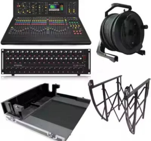 Nouvelle table de mixage numérique en direct Midas M32R + boîtier de scène DL32 + bobine de câble réseau Cat5 150 'disponible prêt à l'emploi - Product Image 3
