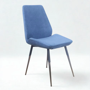 Chaise de salle à manger CALINA élégante et rembourrée avec base en métal, design contemporain et moderne - Product Image 1