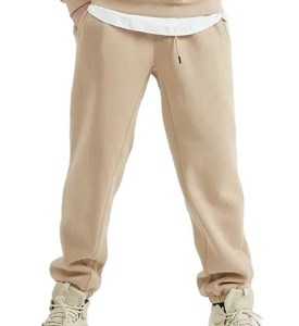 Pantalon de survêtement en polaire de haute qualité pour hommes Pantalon de survêtement avec poches latérales Pantalon de survêtement avec logo personnalisé pour hommes - Product Image 1