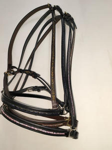 Muserolle en cuir équestre de qualité supérieure pour chevaux de toutes tailles - Product Image 3