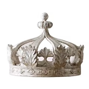 Corona de Navidad de Metal antiguo, decoración de mesa, centro de mesa de vacaciones para el hogar, oficina, sala de estar - Product Image 1